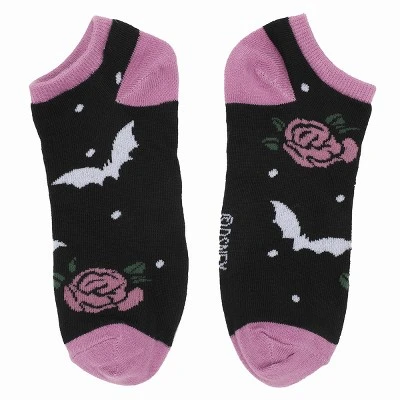 Nightmare Before Christmas Jack & Sally Adult Ankle Socks (Pack Of 5) - Image 5