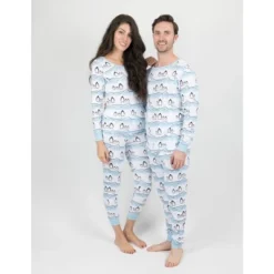 Leveret Womens Two Piece Cotton Christmas Pajamas