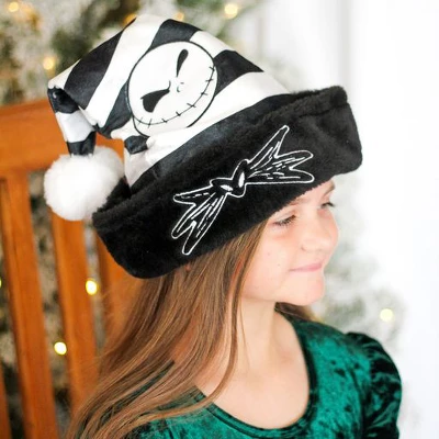 The Nightmare Before Christmas Jack Skellington Christmas Santa Hat 16" - Image 4