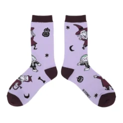 Nightmare Before Christmas Black And Purple Women's Crew Socks -Opposuits Store GUEST f2cdc628 9f8f 4fb3 9910 91d9556a9346