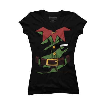 Junior's Design By Humans Papa Elf Christmas Shirt Papa Elf Shirt For Men Papa Elf By Rasok T-Shirt - Image 3