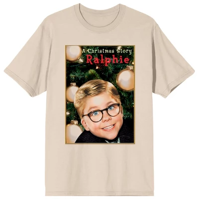 A Christmas Story Ralphie Poster Art Women's Natural T-shirt 8 A Christmas Story Ralphie Poster Art Women's Natural T-shirt - Image 7