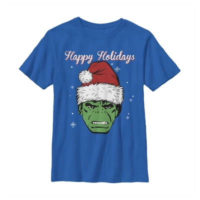 Boy's Marvel Christmas Hulk Santa T-Shirt - Image 3