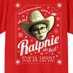 A Christmas Story You'll Shoot Your Eye Out Kid Women's Red T-shirt