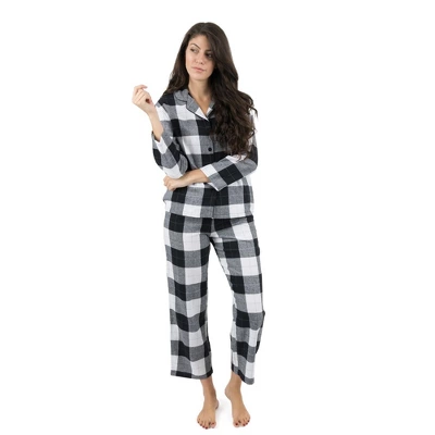 Leveret Womens Two Piece Flannel Christmas Pajamas - Image 2