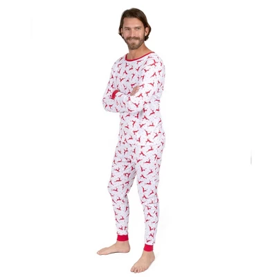 Leveret Mens Two Piece Cotton Christmas Pajamas 7 Leveret Mens Two Piece Cotton Christmas Pajamas - Image 5