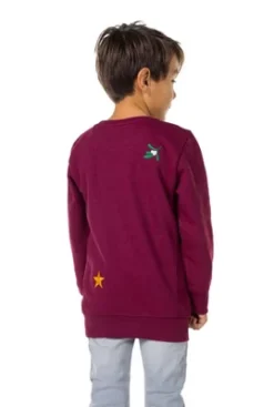 OppoSuits Deluxe Boys Christmas Sweater - X-Mas Icons - Burgundy - Red