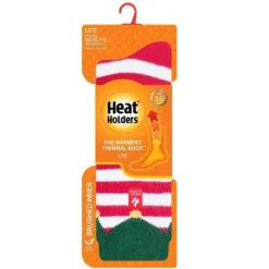 Lite Clark Festive Elf Crew Sock| Size Men's 7-12 - Christmas Elf