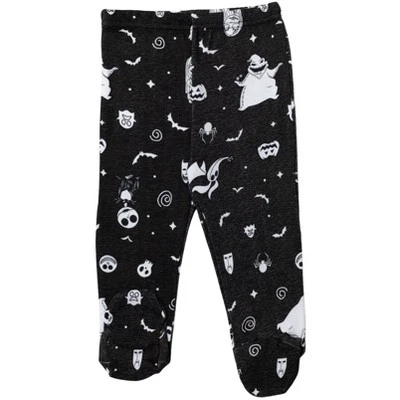 Disney Nightmare Before Christmas Zero Oogie Boogie Jack Skellington Baby Bodysuit Pants And Hat 3 Piece Outfit Set Newborn To Infant - Image 3