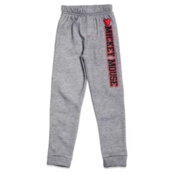 Disney Mickey Mouse Christmas Fleece Pullover Hoodie And Pants Outfit Set Infant To Little Kid